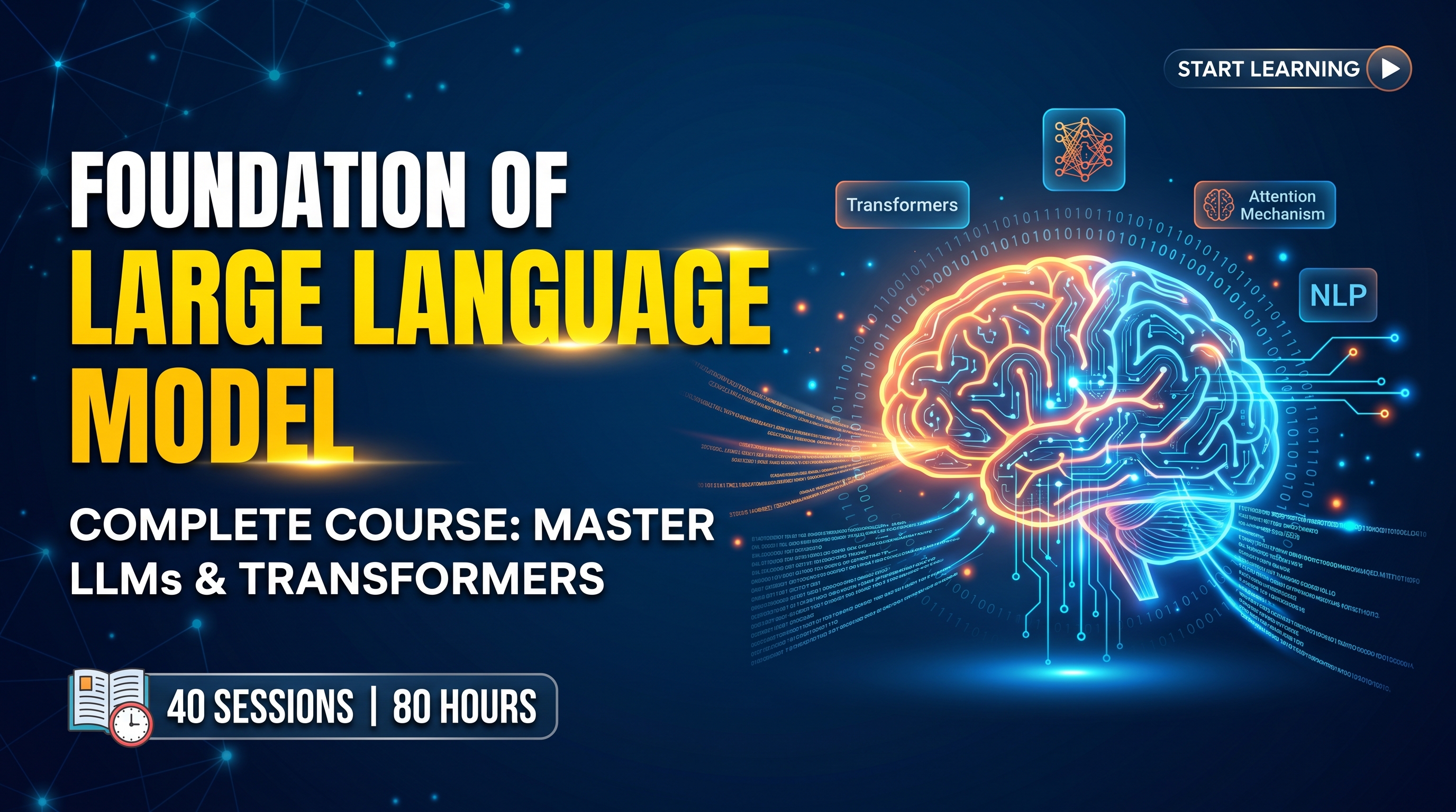 Foundation of Large Language Model course thumbnail